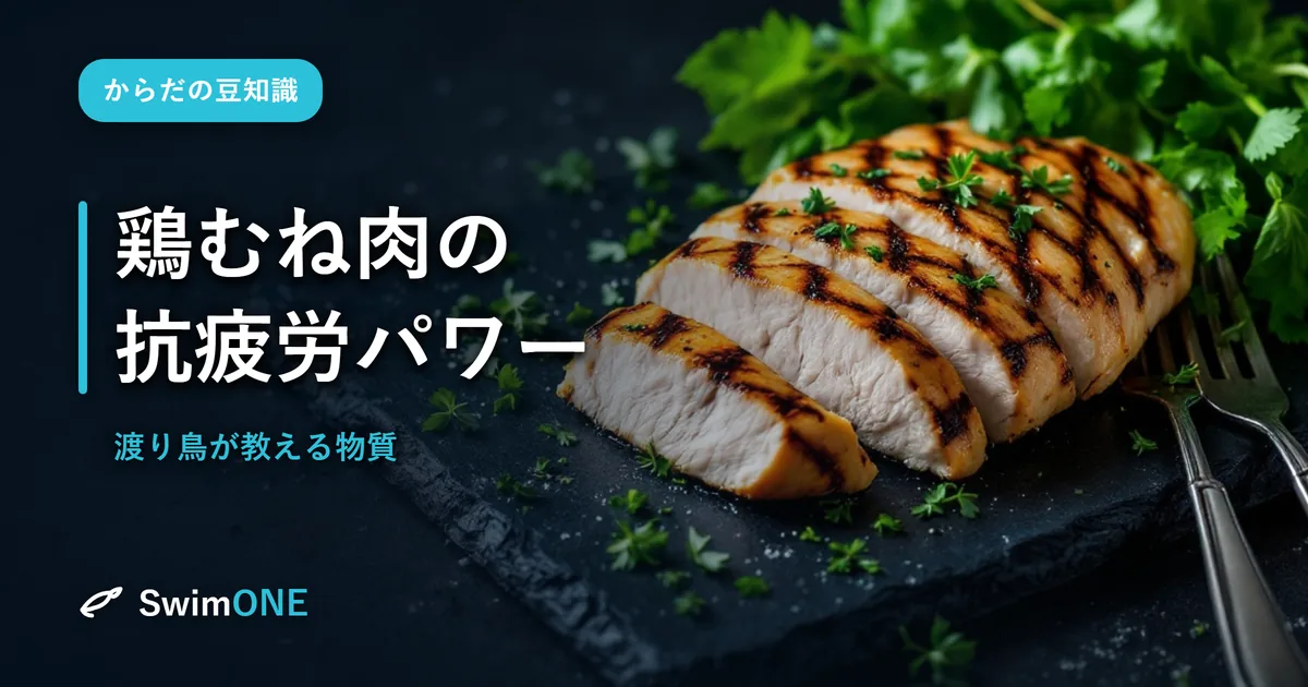 鶏むね肉に「渡り鳥の抗疲労物質」が眠っている——ただし過信は禁物